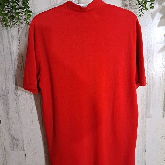 The Kooples Red Piqua cotton Polo-T - Picture 6 of 9